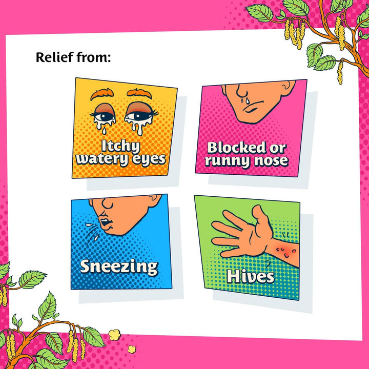 Allergy Relief Antihistamine Tablets | 30 Allergy Tablets 10Mg| Hayfever, Dust, Pets, and Hives | Cetirizine Antihistamine Tablet | Relieve Allergic Symptoms | Adults and Children over 6 Years