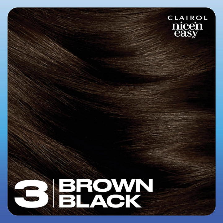 NICE'N EASY CRÈME PERMANENT HAIR DYE - 3 BROWN BLACK