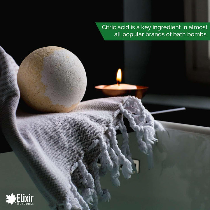 Pure Citric Acid | 10Kg | Anhydrous Fine | for Use with Bath Bombs, Cleaning, Descaling, Preservative, Cooking, Nutrient, Elderflower, Food Grade | Available Quantities 250G - 25Kg