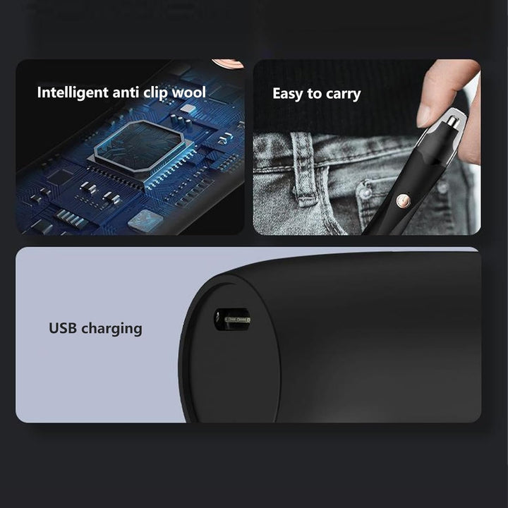 Mini Nose Hair Remover, Electronic Nose Hair Remover, Trim Nose Hair, Rechargeable, Unisex, Nasal Hair Trimmer, Hair Clipper for Women and Men