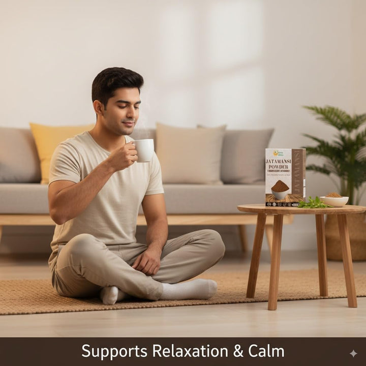 Jatamansi Root Powder Organic Nardostachys Jatamansi for Hair Growth Spikenard Stress Relief Formulation Natural Rhizome 5.3 Ounce / 150 Gms