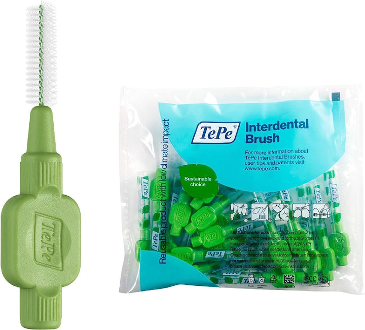 Interdental Brush, Original, Blue, 0.6Mm/Iso 3, 20Pcs, Plaque Removal, Efficient Clean between the Teeth, Tooth Floss, for Small Gaps