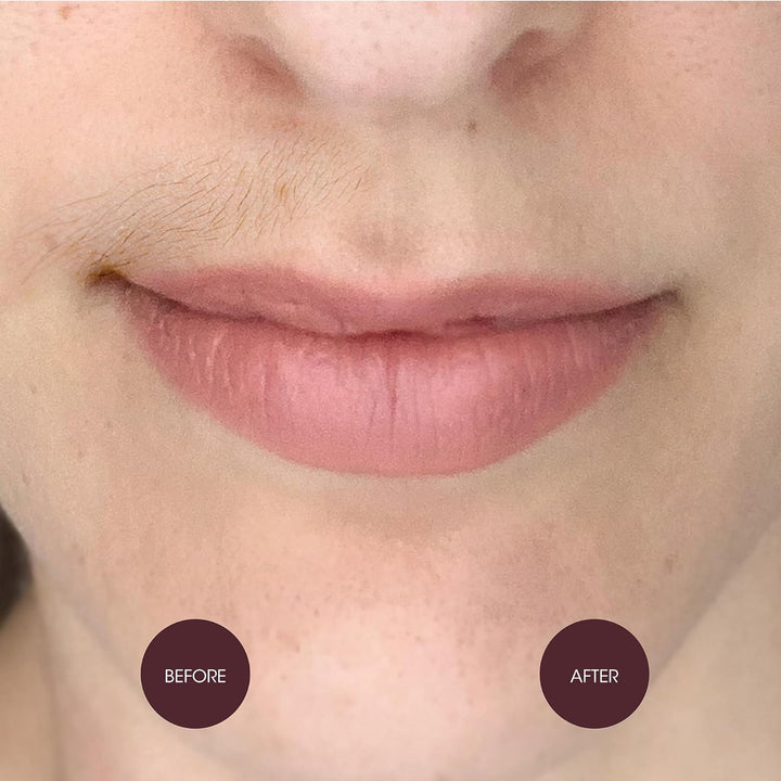 Facial Hair Removal Cream and Soothing Balm, All Skin Types, Face Hair Remover, 28G (Packaging May Vary)