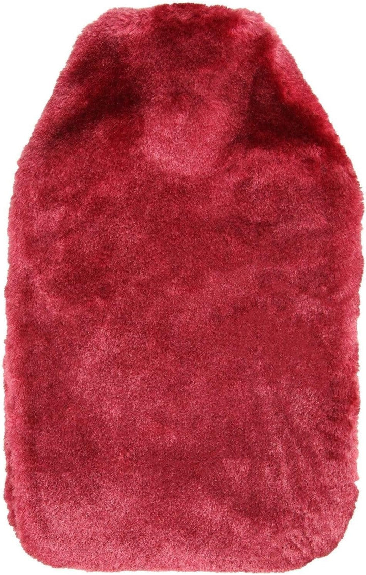 Soft Cosy Faux Fur Fabric Hot Water Bottle Cover Only - for 2L (Baby Pink) (Cover ONLY)