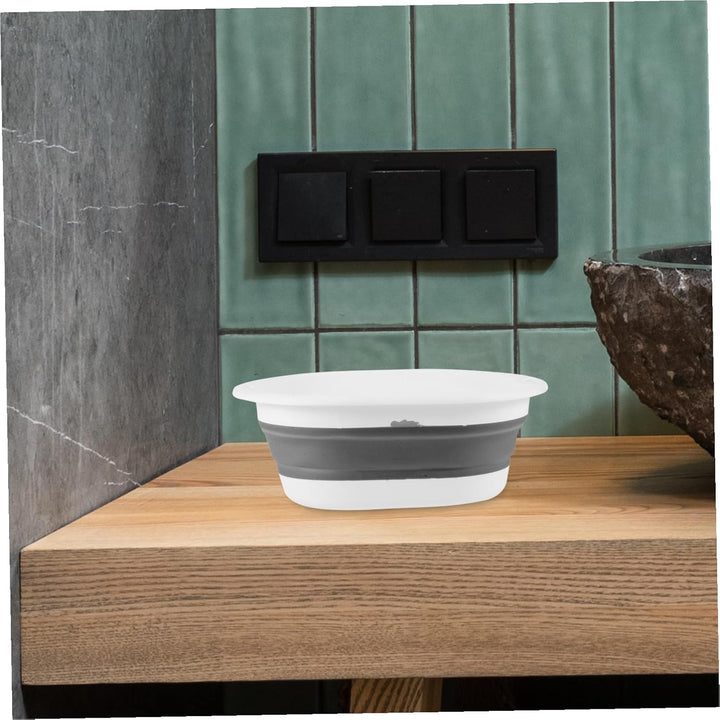 Portable Foldable Wash Basin for Newborns Lightweight Bath Tub with Space-Saving Design and Hanging Hook Multipurpose Portable Tub for Home Kitchen Outdoor Camping Use