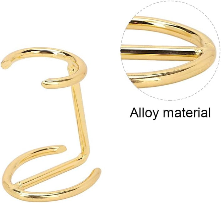 Shaving Brush Holder,Deluxe Shaving Stand Shaving Razor and Brush Stand for Safety Razor Stand Place Manual Shaving Foam Brush Stainless Steel （Golden,Without Brush）