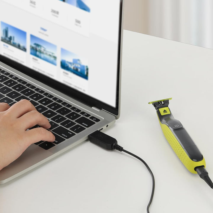 Charger for Philips One Blade QP2520, 4.3V USB Charging Cable A00390 Replacement Charger Cord for Philips Norelco One Blade QP2520, QP2620