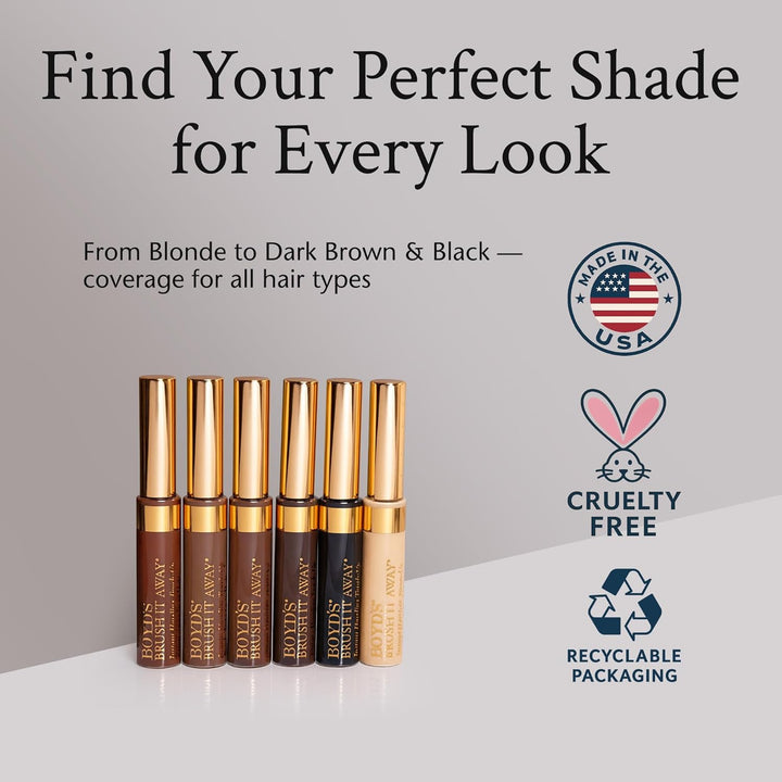 Boyd'S Brush It Away Hair Mascara and Root Touch up (Light Brown)