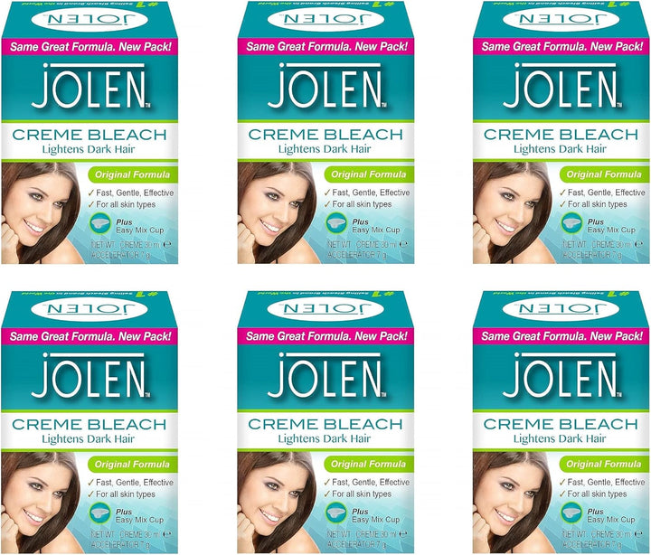 1.2 Oz Creme Bleach Reg Lightens Excess Dark Hair (6 Pack)