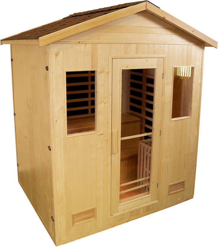 ® | DHARANI S5 OUTDOOR Full Body Steam Sauna for up to 5 Persons | Skin Care I Eliminate Toxins I Reduces Stress I Relaxes Muscles | Usb/Mp3/Bluetooth