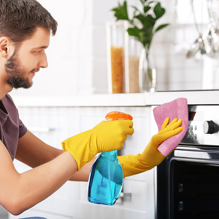 Premium Washcloth Set (30 X 30 CM) 100% Cotton Flannel Face Cloths, Highly Absorbent and Soft Feel Fingertip Towels (12 Pack, Pink)