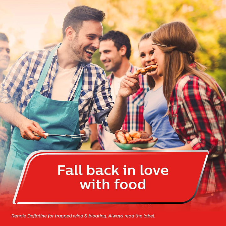 Deflatine, Trapped Wind and Bloating Tablets, Fast and Effective Heartburn Relief and Indigestion Relief, Sugar Free Mint, 1 Pack of 36 Tablets