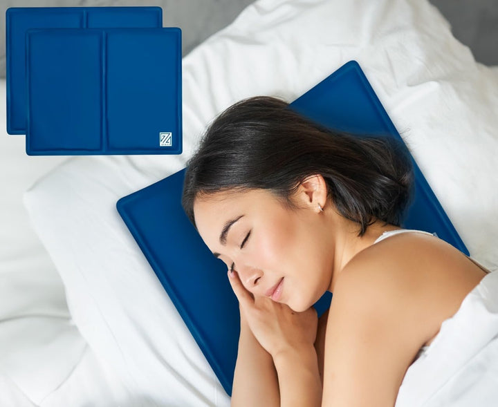 Cooling Gel Pillow Magic Multi-Function W/Cooling Relief Pillow Cushion Mat Absorbs and Dissipates Heat | Helps Improve Quality of Sleep and Optimal Sleeping Temperature - Pack of 2 (30X40Cm)