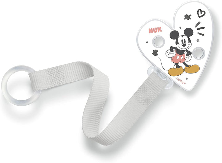 Disney Winnie the Pooh Dummy Band & Clip | for All Soothers with and without Ring | Resilient and Shatter-Proof | 1 Count