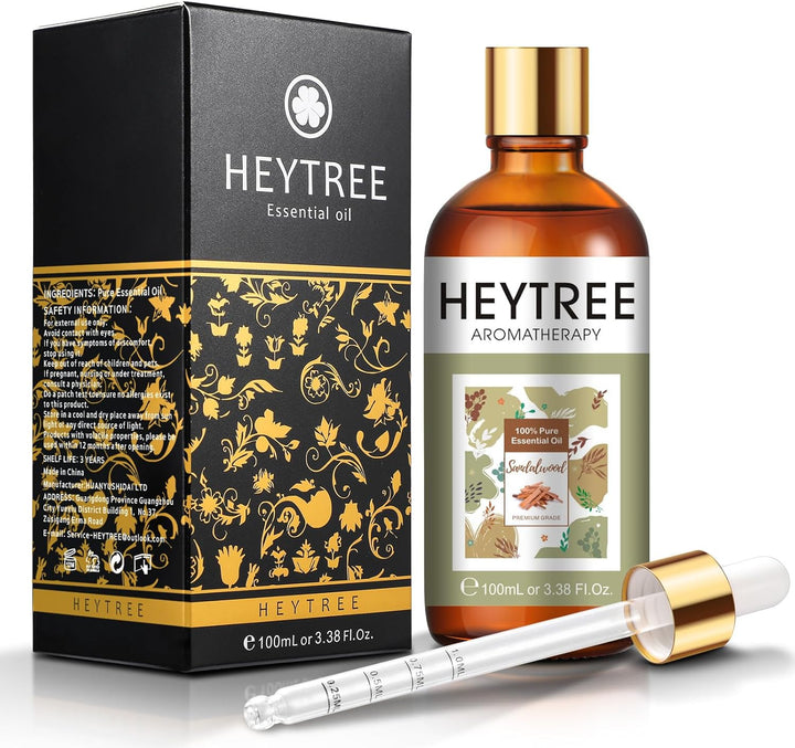 Peppermint Essential Oil 100Ml - Pure Natural Essential Oils Strong,Fresh Minty Scent Increases Clarity - Perfect for Aromatherapy,Diffuser, Clear Breathing-Strong Peppermint Oil