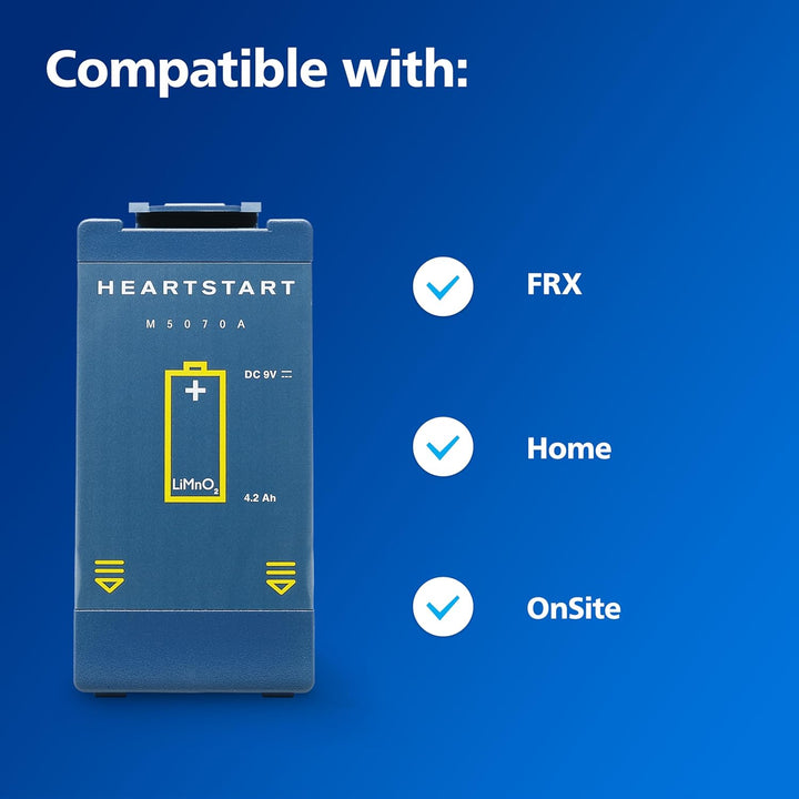 Philips  Hs1/Frx Defibrillator Replacement Battery, M5070A