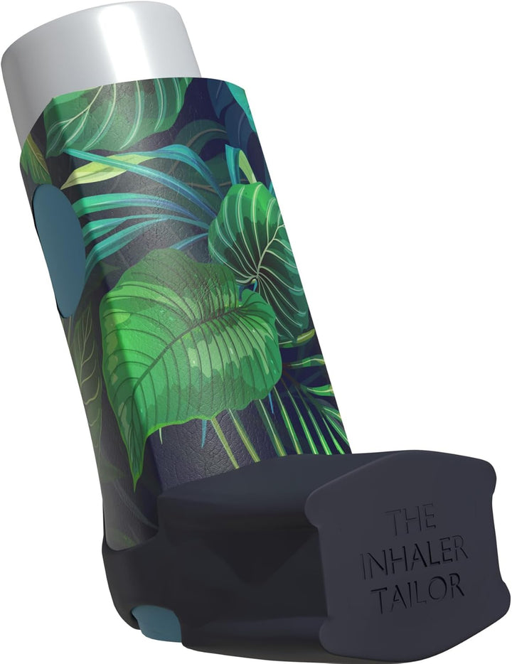 Flora Collection of Inhaler Cases – for Ventolin and Shorter Style Inhalers – Vegan Leather Case for Kids and Adults – Handmade in England (Sunflowers, Ventolin Style)