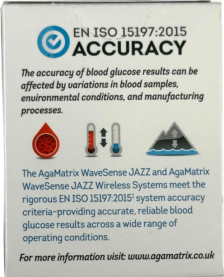 Wavesense JAZZ Test Strips - 50 Pack