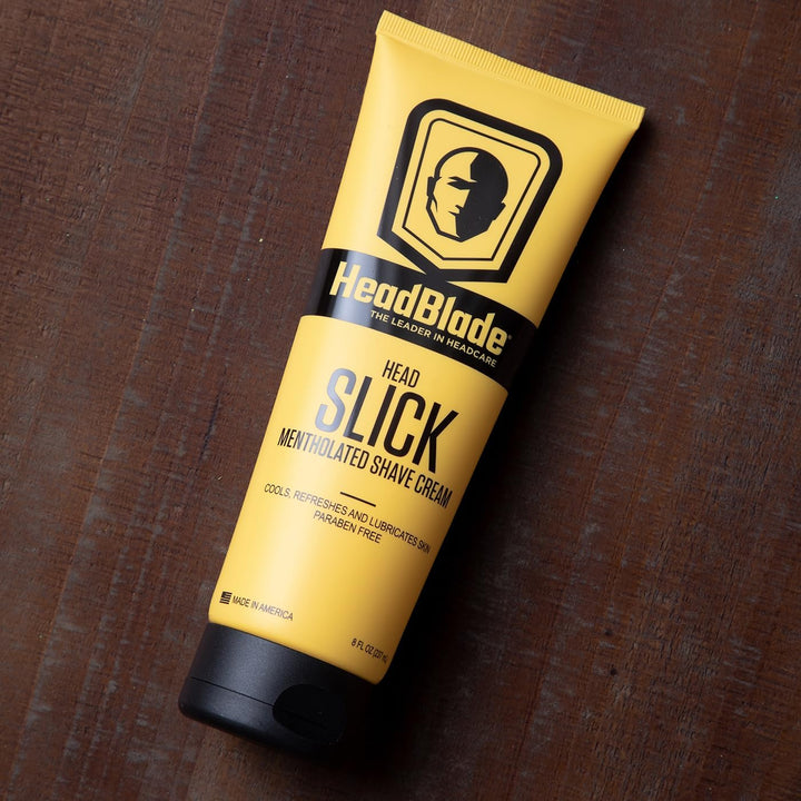 - Headslick Mentholated Shave Cream, Use It Anywhere You Shave - 8 Fl Oz