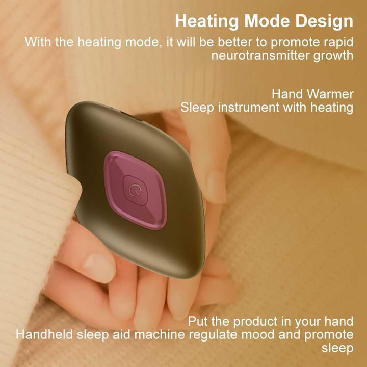 Sleep Aid Device, Sleep Help Anxiety Device USB Charging, Sleeping Instrument Handheld Sleeping Aids Insomnia Relief, Instrument Microcurrent Sleep Aids for Adults Stress Relief(Black)