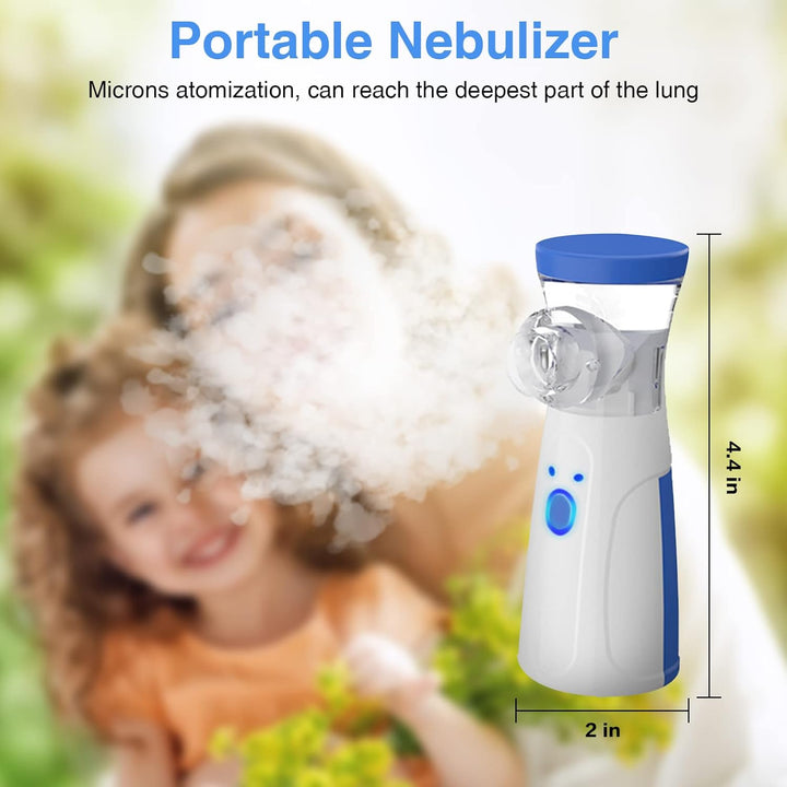 Handheld Nebuliser Machine, Nebuliser with Portable Design, Designed Device Suit for Home & Travel Use