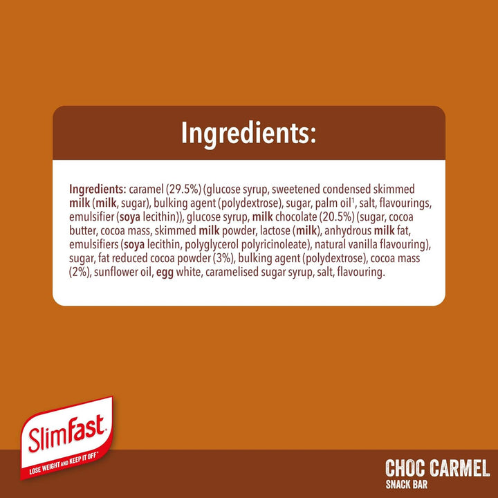 Snack Bar, Low Calorie Snack, Choc Caramel Flavour, 30 X 26 G Multipack (Packing May Vary)