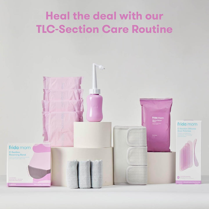 C-Section Silicone Strips: C-Section Recovery Must Have Scar Patches, Reusable Medical Grade Treatment for Keloid Scars, 20Cm Length, 6 Count + Keep-Clean Case