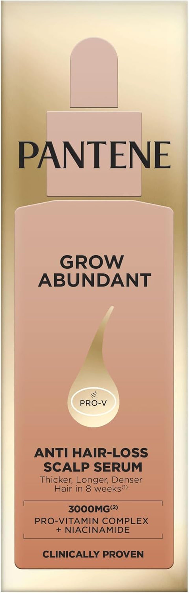 Grow Abundant Anti-Hair Loss Scalp Serum Treatment 60Ml. Grow Thicker, Fuller, Longer, Denser Hair in 8 Weeks. Increase Density & Reduce Hair Loss. with 3000 Pro-Vitamin Complex & Niacinamide