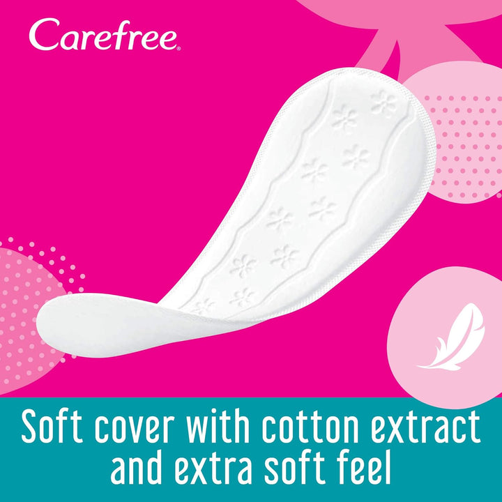 Cotton Unscented Panty Liners (1X Pack of 56), Soft and Comfortable Panty Liners for Women for Daily Use, Long-Lasting Freshness, 100% Breathable Underwear Protection