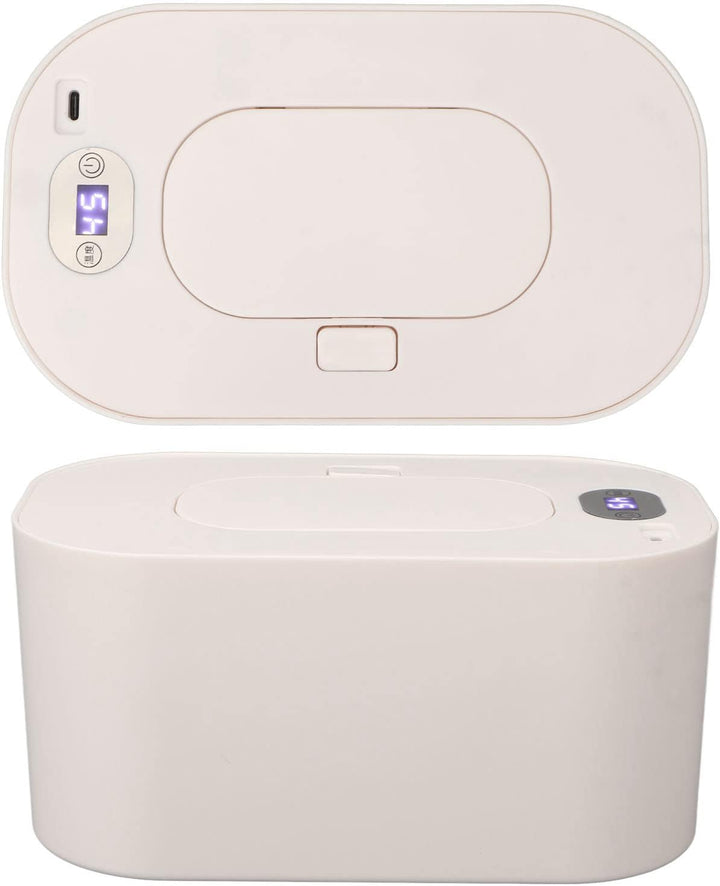 Wipe Warmer for Babies, Heated Wipes Dispenser, Keep Wipes Fresh for Travel Home Office Car, Polypropylene (PP), 80 Sheets Capacity