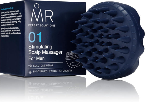 MR Expert Solution Hair Scalp Massager - Soft Silicone Bristles for Scalp Stimulation, Hair Growth Support - Gentle, Waterproof, and Ergonomic Design for All Hair Types