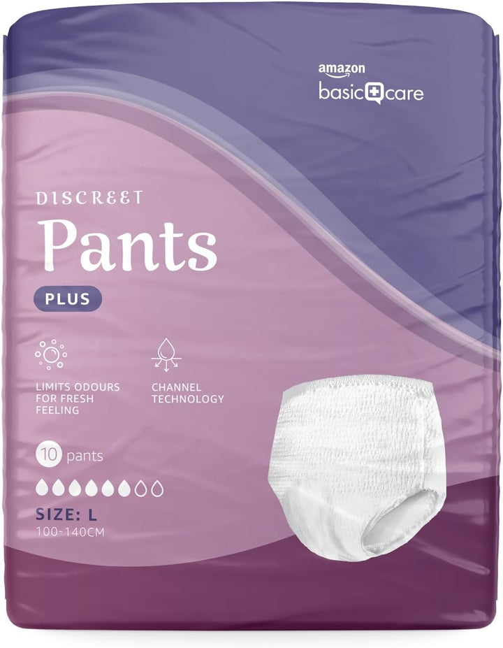Lady Pants plus Medium – 28 Count (4 Packs of 7), White
