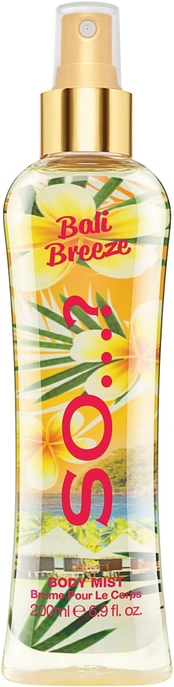 Summer Escapes Womens Bali Breeze Body Mist Fragrance Spray 200Ml