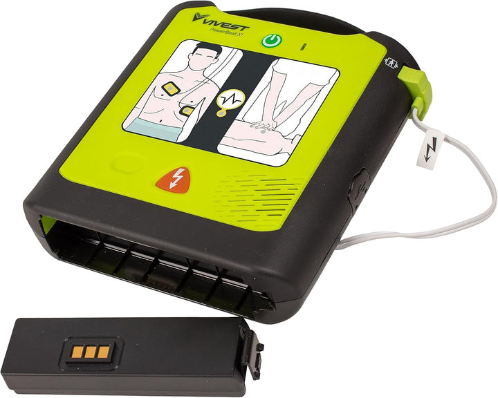 Power Beat X1 Defibrillator Semi-Automatic AED with a Graphic Panel Portable Machine for Home Automated External Defibrillator Lightweight First Aid Medical Equipment