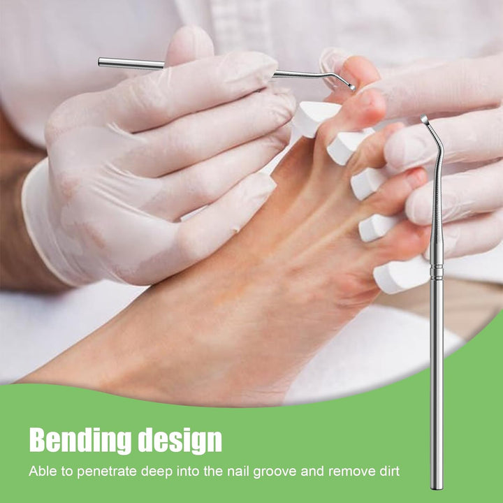 40 Pcs Ingrown Toenail Correction Strips, Toenail Straightener Strips, with Toenail Lifter, Ingrown Toenail Treatment Kit, Toenail Recover Clips, for Women Men Foot Care