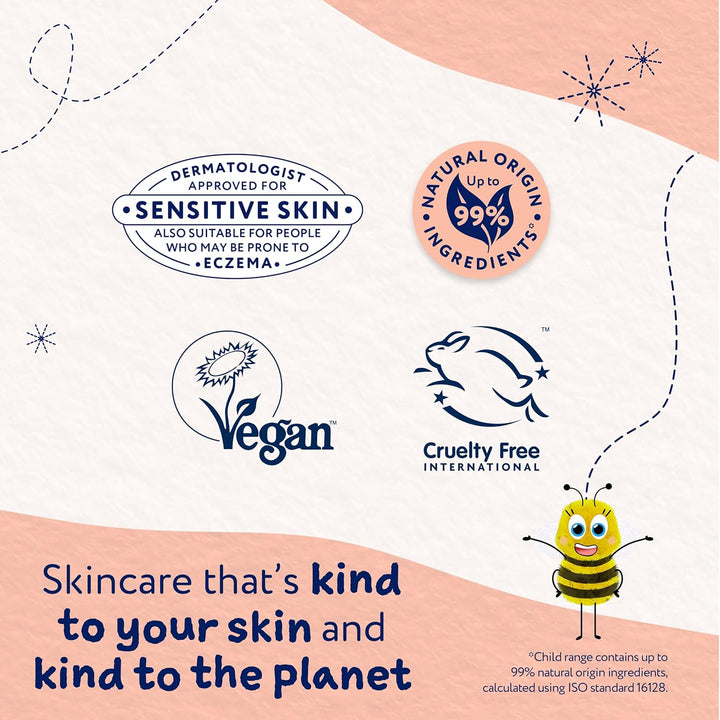 Kids Hair & Body Wash, Sweet Orange | Tear-Free, Gently Cleanses | Suitable for Dry, Sensitive Skin, 500Ml