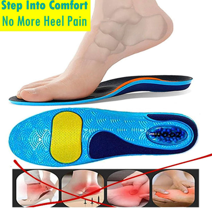 Dynazoom™ Arch Support Insoles Plantar Fasciitis Insoles Orthotic Gel Insoles Women Men Heel Pain Metatarsalgia Shoe Insert Shock Protect Overpronation Flat Feet Insole Orthopedic Inner Sole