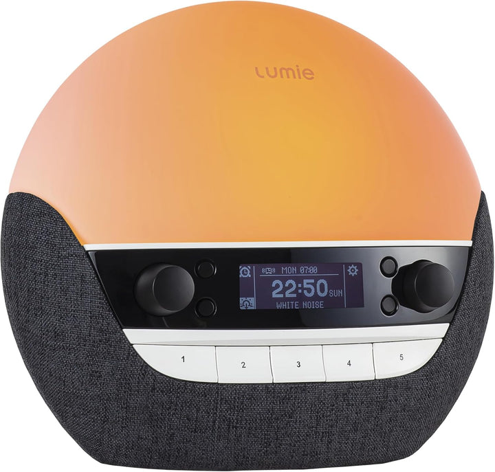 Bodyclock Luxe 750DAB - Wake-Up Light with DAB Radio, Bluetooth Speakers, Low-Blue Light for Sleep