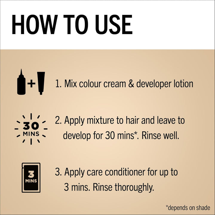 Oleo Intense Permanent Oil Colour 4-86 Chocolate Brown, 100% Grey Coverage, Conditioner with Haptiq System, Long-Lasting Colour, Ammonia Free Hair Dye