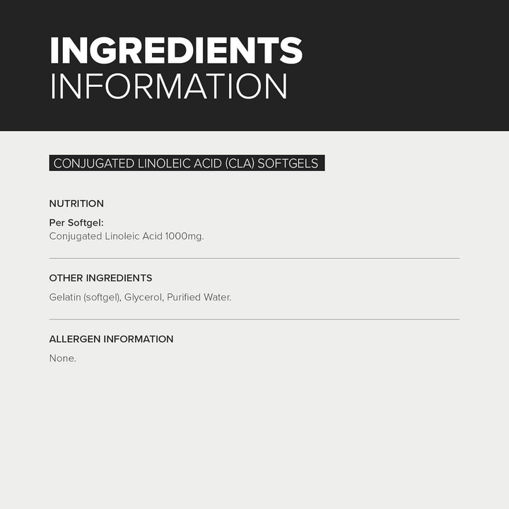 Conjugated Linoleic Acid (CLA) Softgels, 1600 Mg per Serving, Pack of 270, 135 Servings, Packaging May Vary