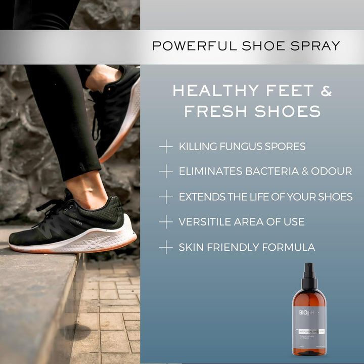 Antifungal Shoe Spray, 250Ml – Eliminates 99.9% of Fungal Nail & Athlete'S Foot Causing Fungi & Odour Causing Bacteria