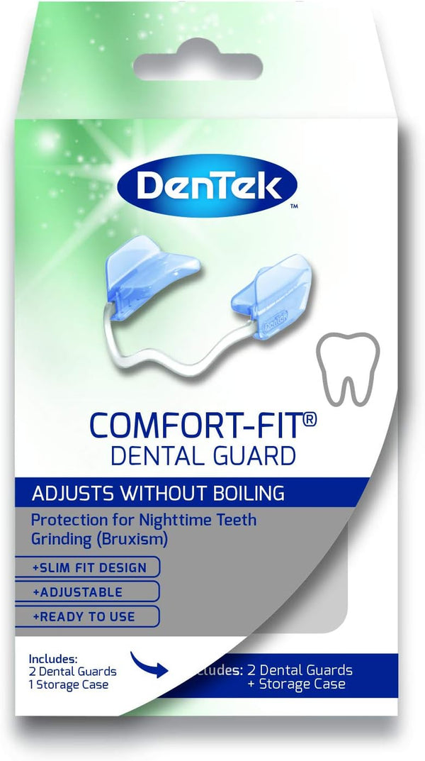 Comfort-Fit Dental Mouth Guards to Help Prevent Night Time Teeth Grinding and Clenching Known as Bruxism (2 Pack)