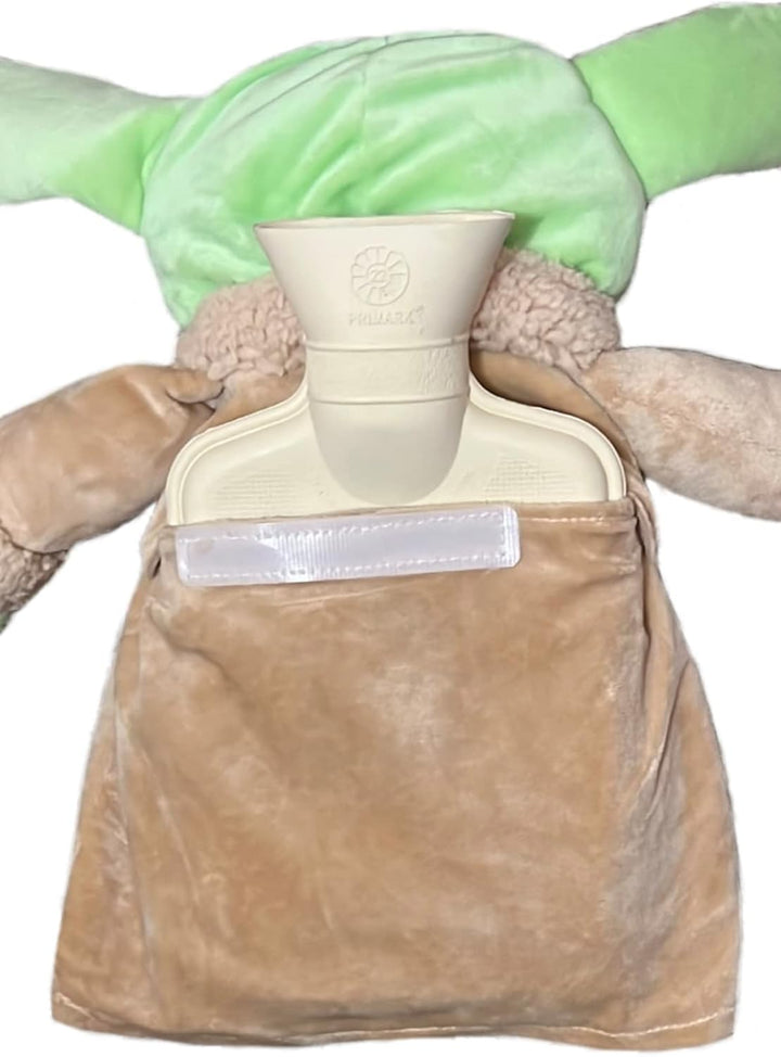 Primark Disney Star Wars the Mandalorian Baby Yoda Grogu the Child Hot Water Bottle 1L, Multi, Medium