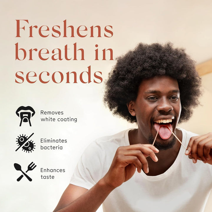 Arista Tongue Scraper 1 Pack, Tongue Cleaner for Adults, Copper Tongue Scraper, Bad Breath Treatment for Adults, Ayurveda Products, Oral Care Product