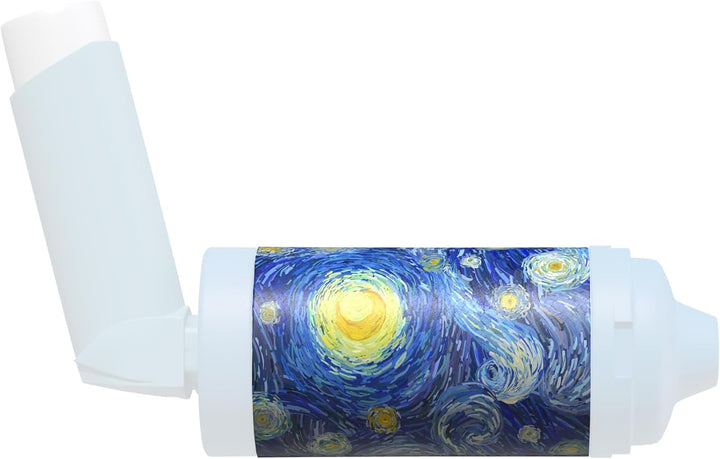 Spacer Cover in over 30 Designs – Vegan Leather Spacer Case for Kids and Adults – Handmade in England (Aint Easy Being Wheezy, Aerochamber plus Flow-Vu)