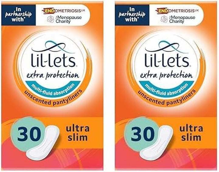 Extra Protection Pantyliners X 30 (1 Pack), for Multi-Fluid Absorption, Light Bladder Weakness, Discharge or Spotting