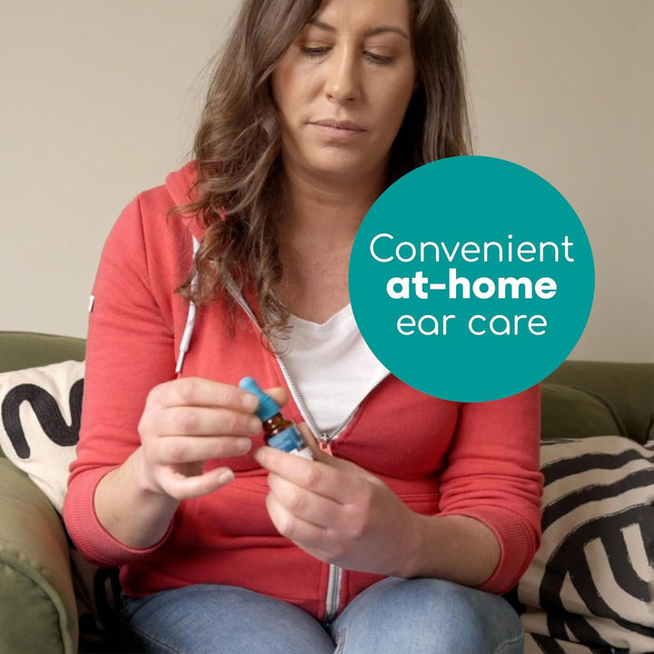 Quick-Action Sodium Bicarbonate Ear Drops for Wax Removal and Blocked Ears, 10Ml - Ear Wax Removal Drops Dissolve and Remove Earwax for Clean Ears - Natural Bicarbonate of Soda Ear Drops