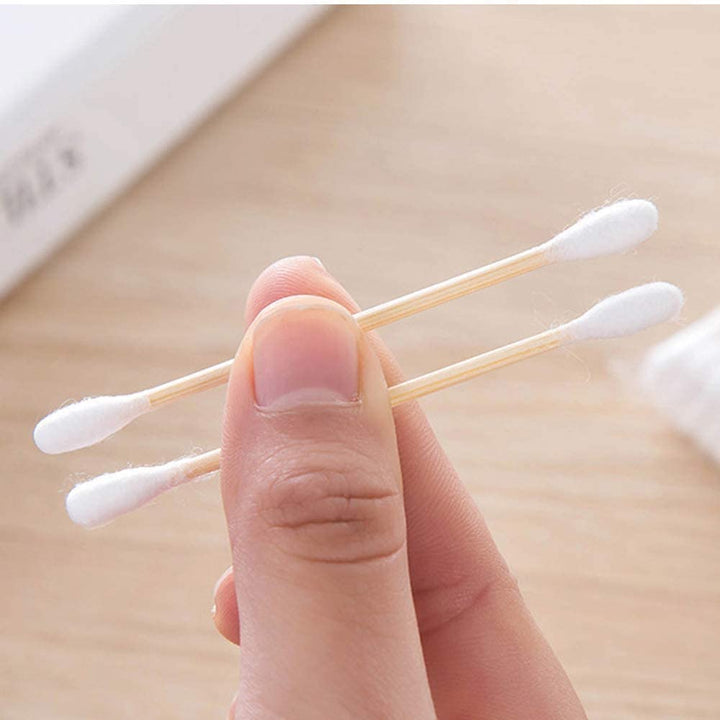 600 Bamboo Cotton Buds - British Brand That Plants Trees Every Day - Eco Friendly Cotton Swabs, Bud and Qtips (6X100 Cotton Buds)