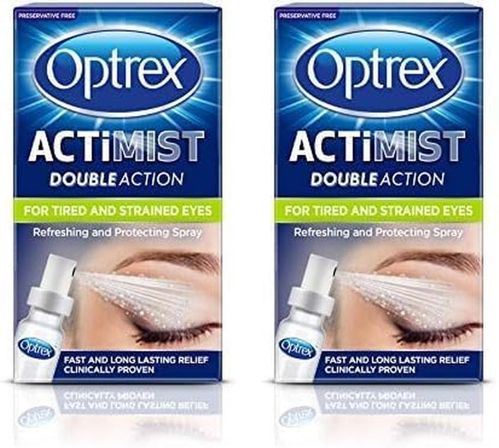 Actimist 10 Ml Eye Spray - Relieves Tired, Strained, Dry Eyes, Reduces Moisture Loss, Provides Fast Cooling and Long-Lasting Relief for Irritations & Inflammations