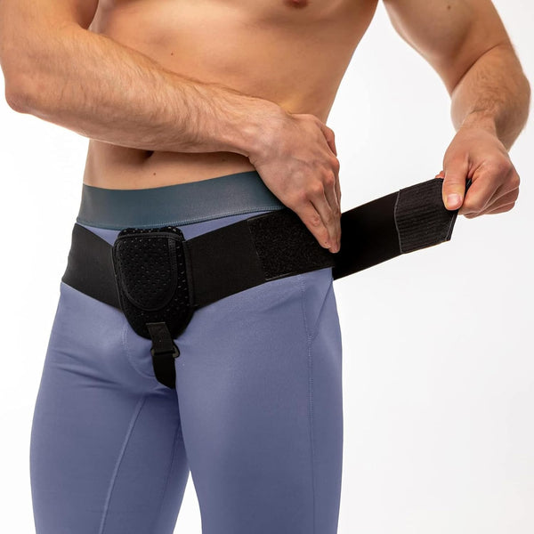 Hernia Belt for Men, 1 Pieces Serviceable Support Belt, Adjustable Hernia Brace, Suitable for Relieving Distention and Pain, Protecting Abdomen and Abdomen and Relieving Symptoms